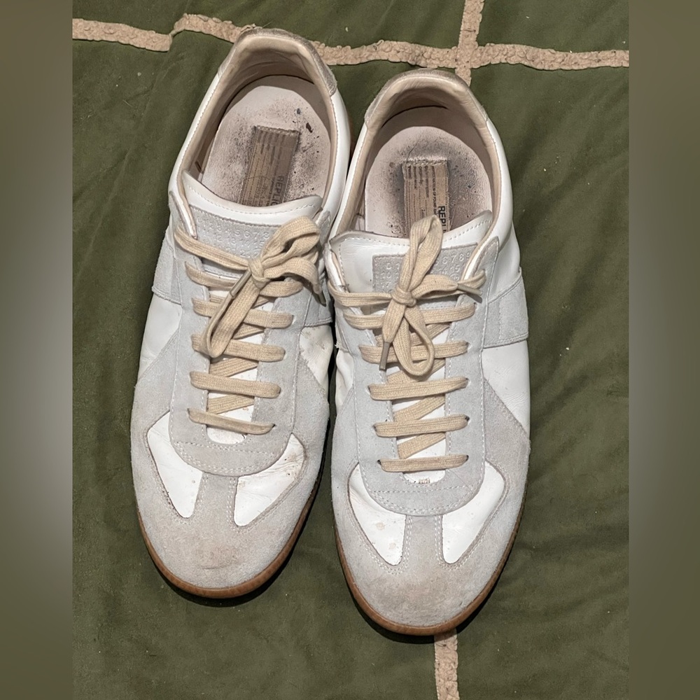 Maison Margiela GAT Gray and White Replica Sneaker